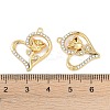 UV Plating Alloy Pendants FIND-M018-26G-08-3
