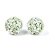 Handmade Polymer Clay Rhinestone and Resin Beads CLAY-T022-01B-3