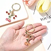 Alloy Resin and Rhinestone Keychain X1-KEYC-YW00141-01-5