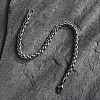 Tarnish Resistant 304 Stainless Steel Wheat Chains Bracelets BJEW-O091-04P-2