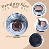 10 Pairs Iron & Plastic Blinkable Craft Eye DIY-GL0005-20B-2