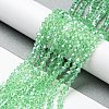 Transparent Electroplate Glass Beads Strands LS-GLAA-F029-2mm-C24-4