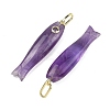 Natural Amethyst Carved Pendants GG-CBA8D06-01G-10-2