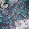 6 Yards Laser Polyester Pleated Lace Trim OCOR-BC0006-11E-5
