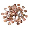Spray Painted Natural Akoya Shell Charms SHEL-F007-15A-01-1