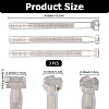 3Pcs 3 Styles Steel Leather Stamping Tools TOOL-CL0001-02-2