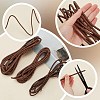 7.5M 3 Styles Round Braided Leather Cord OCOR-AR0001-68-3