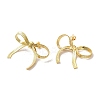 Brass Stud Earrings EJEW-B040-03A-G-2