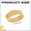 1Pc Stainless Steel Finger Rings for Women Men RJEW-LP0002-35G-2