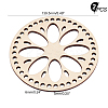 Wooden Basket Bottoms AJEW-WH0126-08A-2