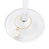 12Pcs Heart with Constellation Alloy Enamel Wine Glass Charms Sets AJEW-JO00230-01-3