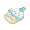 MBTI Theme Alloy Enamel Pendants ENAM-I083-01G-01-2