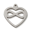 Non-Tarnish 201 Stainless Steel Pendants LS-STAS-E206-06P-01-1