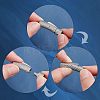 5 Sets 5 Styles 304 Stainless Steel Bayonet Clasps STAS-UN0037-47-2