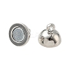 Round Brass Magnetic Clasps KK-B160-38P-2