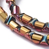 Electroplate Glass Beads Strands EGLA-L023B-FP02-2