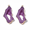 Druzy Resin Pendants LS-RESI-R428-018C-2