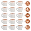 15Pcs 5 Styles Opaque Resin Drink Pendants FIND-YW0007-46-1