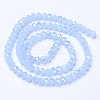 Electroplate Glass Beads Strands EGLA-A034-J3mm-B02-2