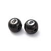 8 Ball 304 Stainless Steel Enamel Beads STAS-B085-20G-2