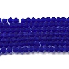 Imitate Austrian Crystal Frosted Glass Beads Strands EGLA-A039-T6mm-MD06-1