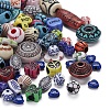 Mixed Antique Style Acrylic Beads/Pendants MACR-YW0001-33-1