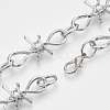 Alloy Barb Wire Necklaces X-NJEW-R254-01A-P-3