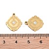 Ion Plating(IP) 304 Stainless Steel Enamel Pendants STAS-S140-35G-3