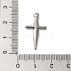 Non-Tarnish 304 Stainless Steel Pendants STAS-R223-05B-3