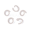 Spray Painted Iron Open Jump Rings IFIN-T017-04C-19-1