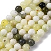 Natural New Jade Beads Strands X-G-F591-16-8MM-2