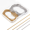 10M 2 Colors 304 Stainless Steel Boston Link Chains CHS-SC0001-05-1