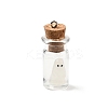 Halloween Glass Wishing Bottle Pendants IFIN-P041-02P-01-1