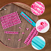 1 Bag Letters & Numbers PP Plastic Cookie Stamps DIY-SC0033-91-5
