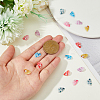 24Pcs 6 Colors Resin Rhinestone Cabochons MRMJ-HY0002-50-3