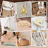 Unfinished Natural Wood European Beads WOOD-PH0009-04E-5