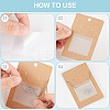 50Pcs PE Necklace Chain Adhesive Pouches FIND-BBC0001-74-5
