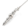 Brass Dowsing Pendulum Big Pointed Pendants KK-H491-08P-2