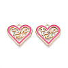 Alloy Enamel Pendants ENAM-T024-09C-G-1