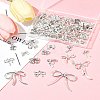 80Pcs 16 Styles Tibetan Style Alloy Pendants TIBEP-FS0001-31-9