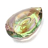 Electroplated Glass Pendants GLAA-G122-07D-2