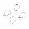304 Stainless Steel Hoop Earrings Findings LS-STAS-H436-02RG-1