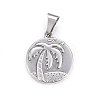 Non-Tarnish 304 Stainless Steel Pendants LS-STAS-P211-22P-1