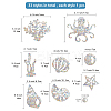 Waterproof PVC Colored Laser Stained Window Film Adhesive Stickers DIY-WH0256-077-2