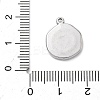 304 Stainless Steel Pendants LS-STAS-K291-12P-01-3