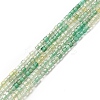 Synthetic Green Yellow Quartz Beads Strands G-G989-B03-1