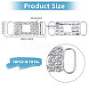 20Pcs Alloy Crystal Glass Rhinestone Connector Charms FIND-CA0009-23A-2