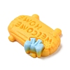 Street Sign Opaque Resin Cabochons LS-RESI-E044-01E-3