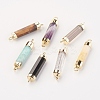 Natural Gemstone Links connectors G-F527-11-1