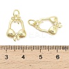 Brass Micro Pave Cubic Zirconia Pendants KK-H527-06B-G-3